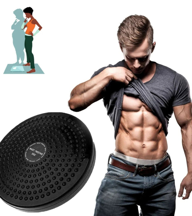 Tummy Trimmer Double Spring & Twister Plate Disc High Quality Weight Loss Machine For Home Gym